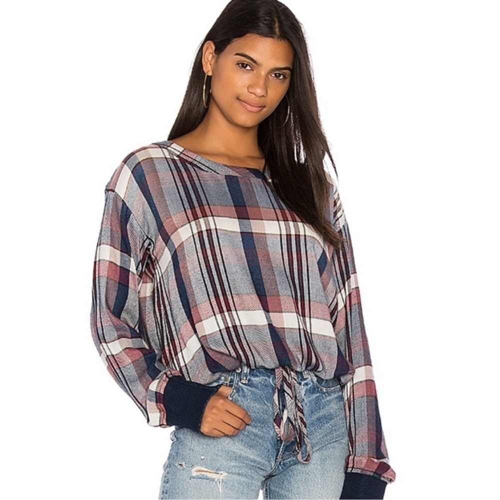 Bella Dahl plaid shirt